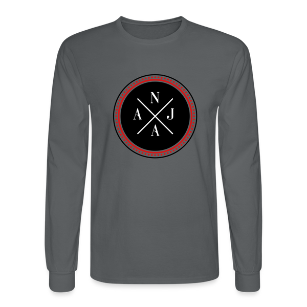 Men's Long Sleeve T-Shirt - charcoal
