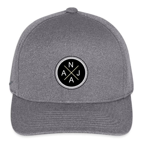 Flexfit Fitted Melange Baseball Cap - light heather gray