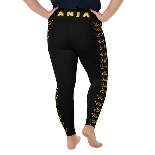 Anja crown print Plus Size Leggings