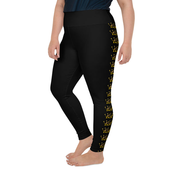 Anja crown print Plus Size Leggings