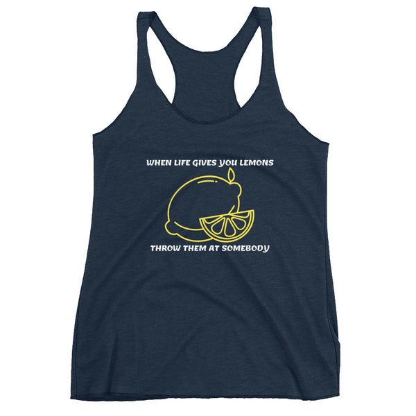 Lemons, Women's Racerback Tank