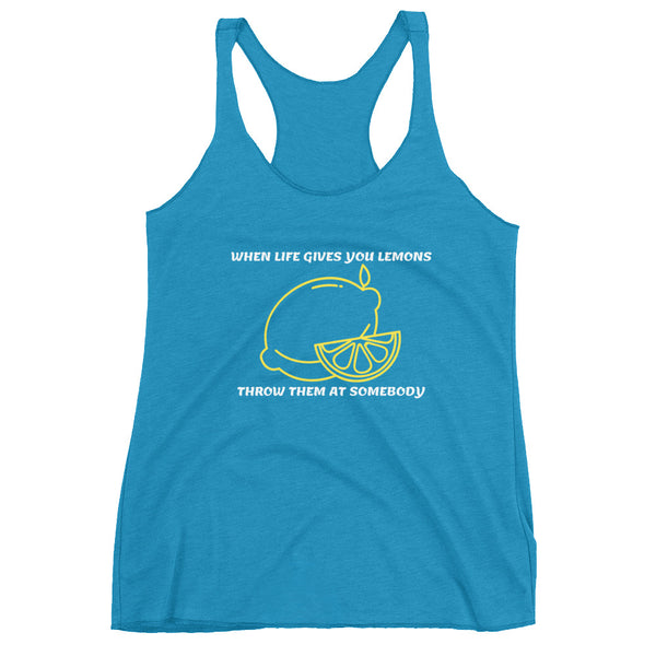 Lemons, Women's Racerback Tank