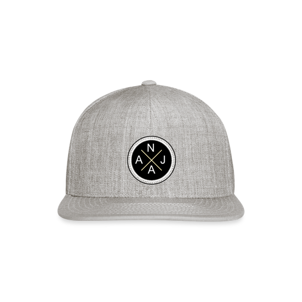 Snapback Baseball Cap - heather gray