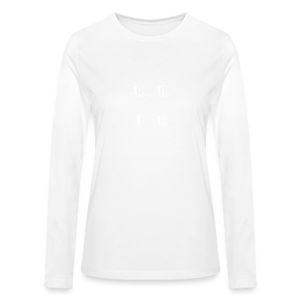 Bella + Canvas Women's Long Sleeve T-Shirt - white