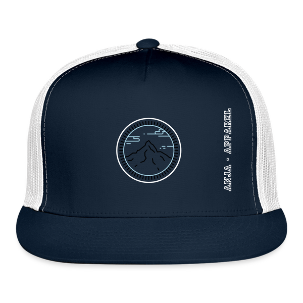 Trucker Cap - navy/white