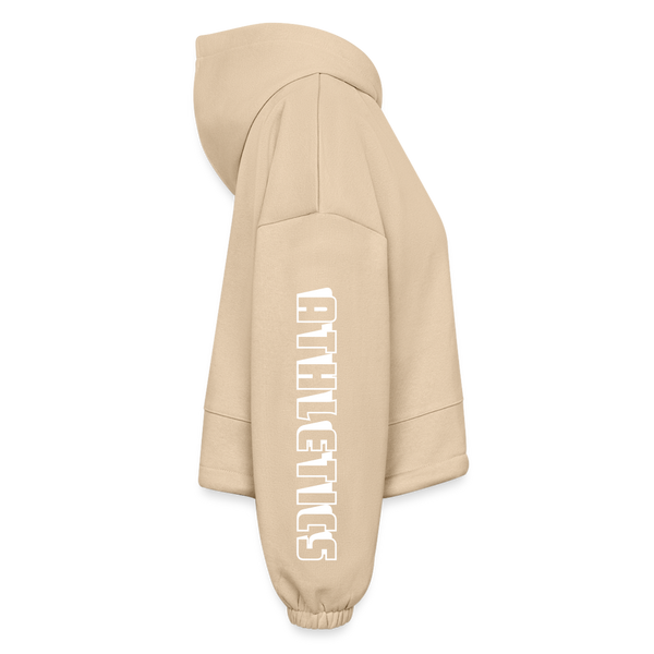 Women’s Cropped Hoodie - nude