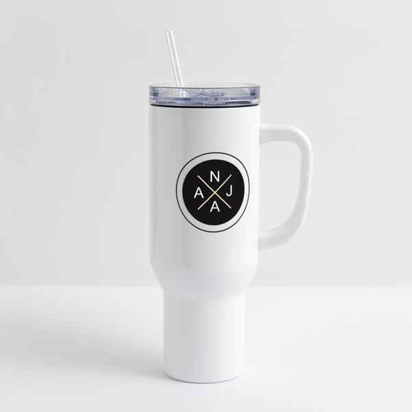 Stainless Steel Travel Tumbler - white