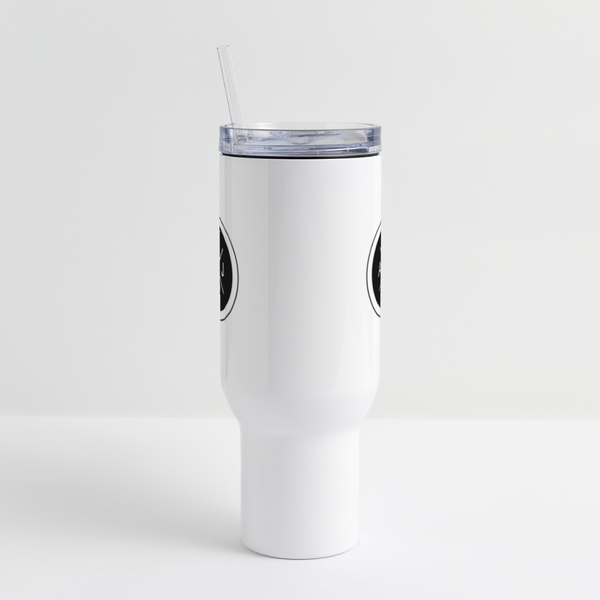 Stainless Steel Travel Tumbler - white