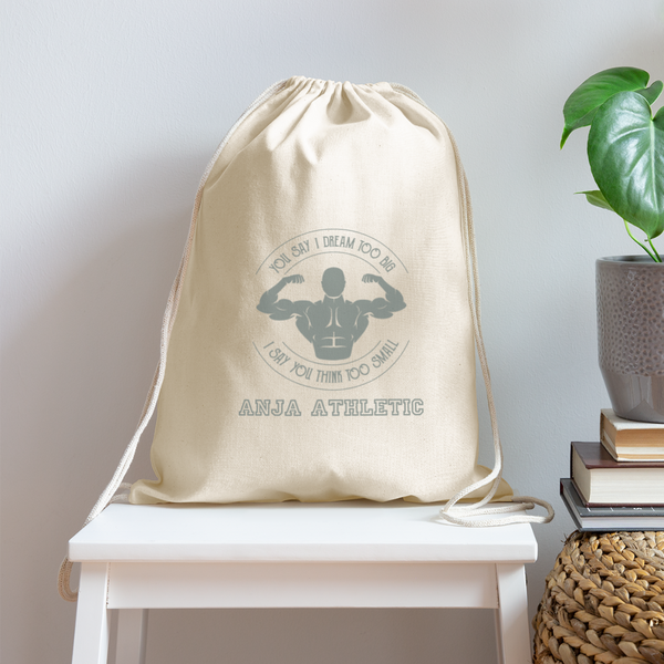 Cotton Drawstring Bag - natural